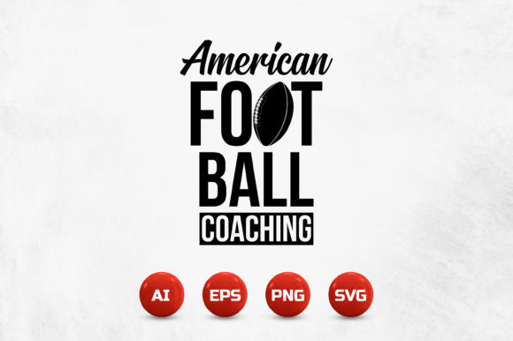 American Football Coaching Graphics for Crafts