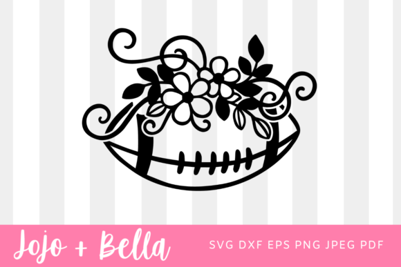 Football Flowers SVG: A Craft-Friendly Fusion of Sport and Florals