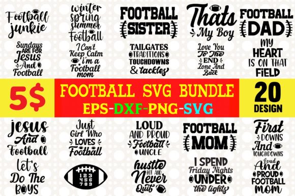 Football Svg Bundle Cut File: A Designer’s Review