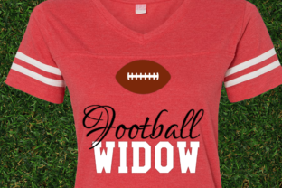 Football Widow: A Playful Graphic for Local Business Branding and Crafts