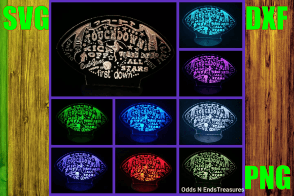 Football Word Art: A Dynamic Graphic Design Asset for Crafts & Marketing