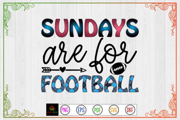 h1 sundays are for football sublimation graphics for crafts and digital product sellers