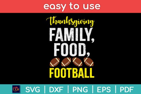 h1Thanksgiving Family Food Football SVG for Crafts and Marketing Graphics/h1