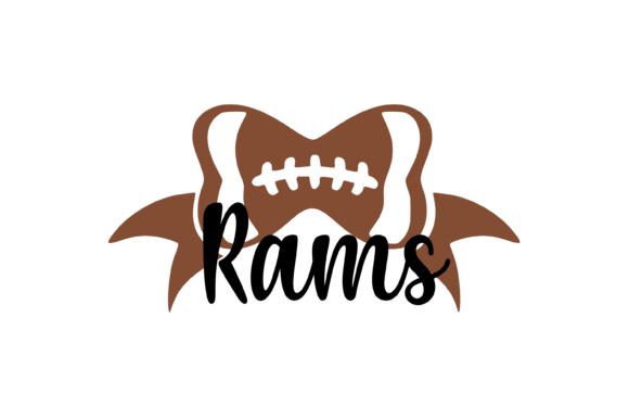 Rams Football Bow: Graphics & Crafts Review