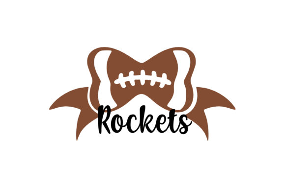 Rockets Football Bow: Graphics & Crafts Asset Review