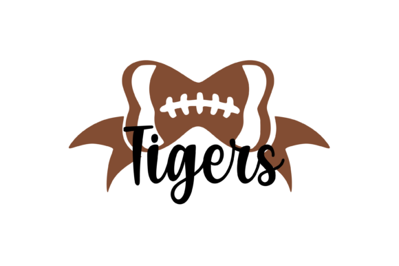 Tigers Football Bow: Graphics & Crafts Asset Review