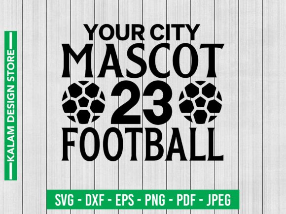 Your City Mascot 23 Football SVG: Graphics & Crafts Review